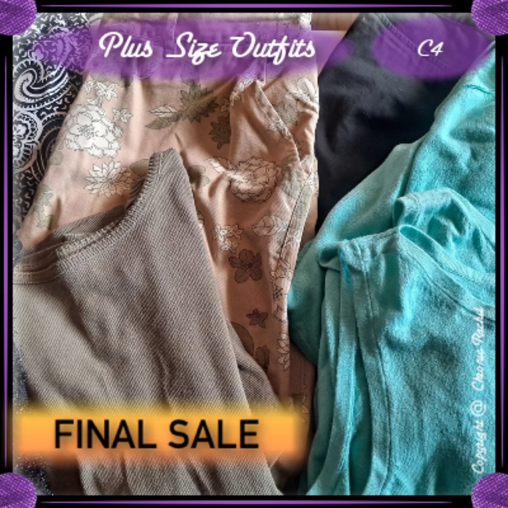 7-Piece Plus Size Blouse & Capris Collection - Picture 3 of 11